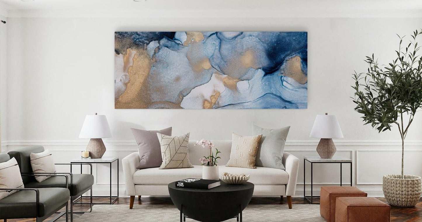 Interieur met akoestisch quartz akoestisch kunstpaneel