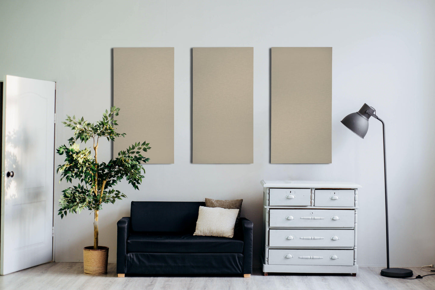 XL Naturel Linnen Akoestisch Paneel - NoviSono