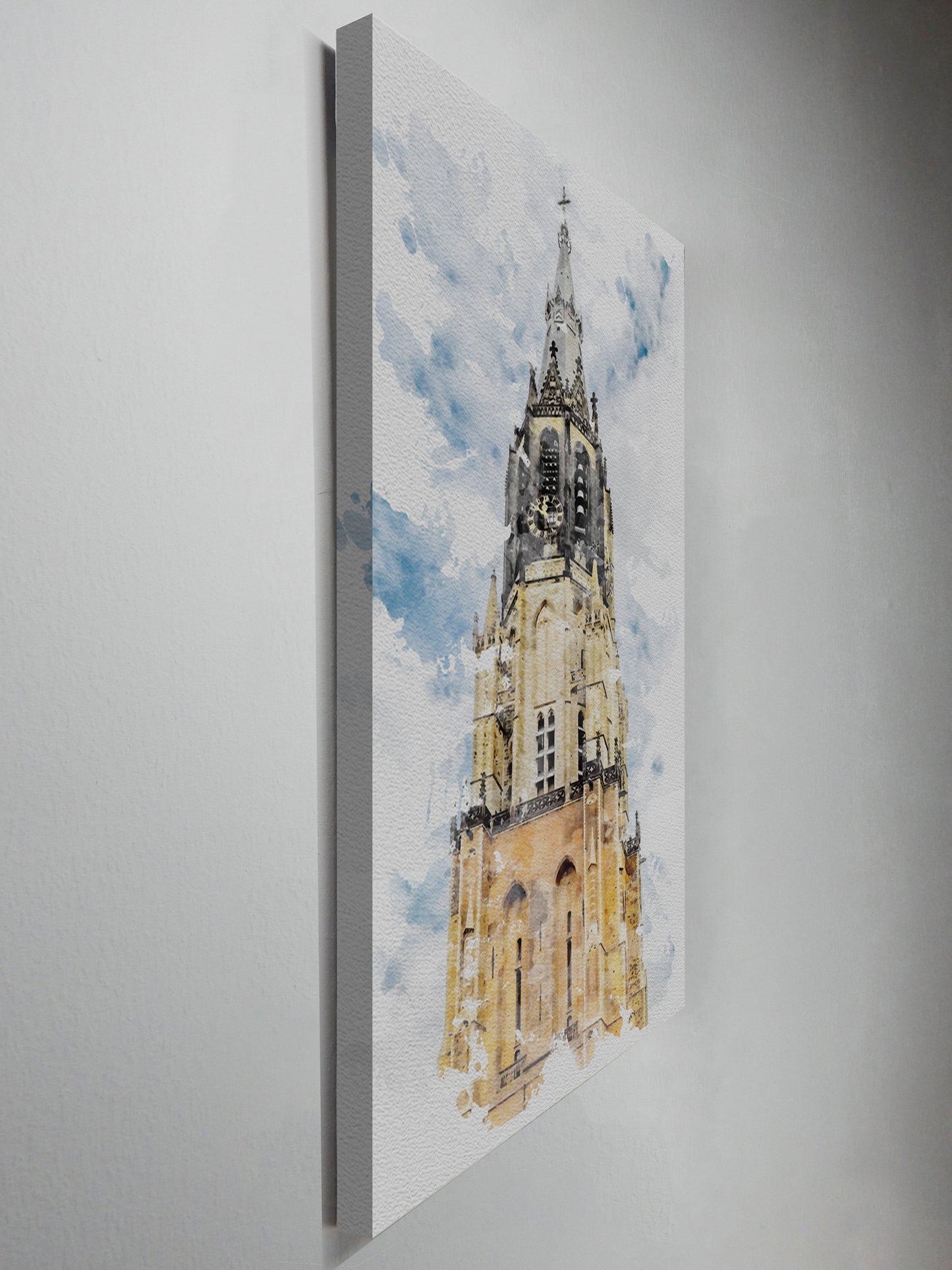 Akoestisch kunstpaneel Delft Nieuwe Kerk