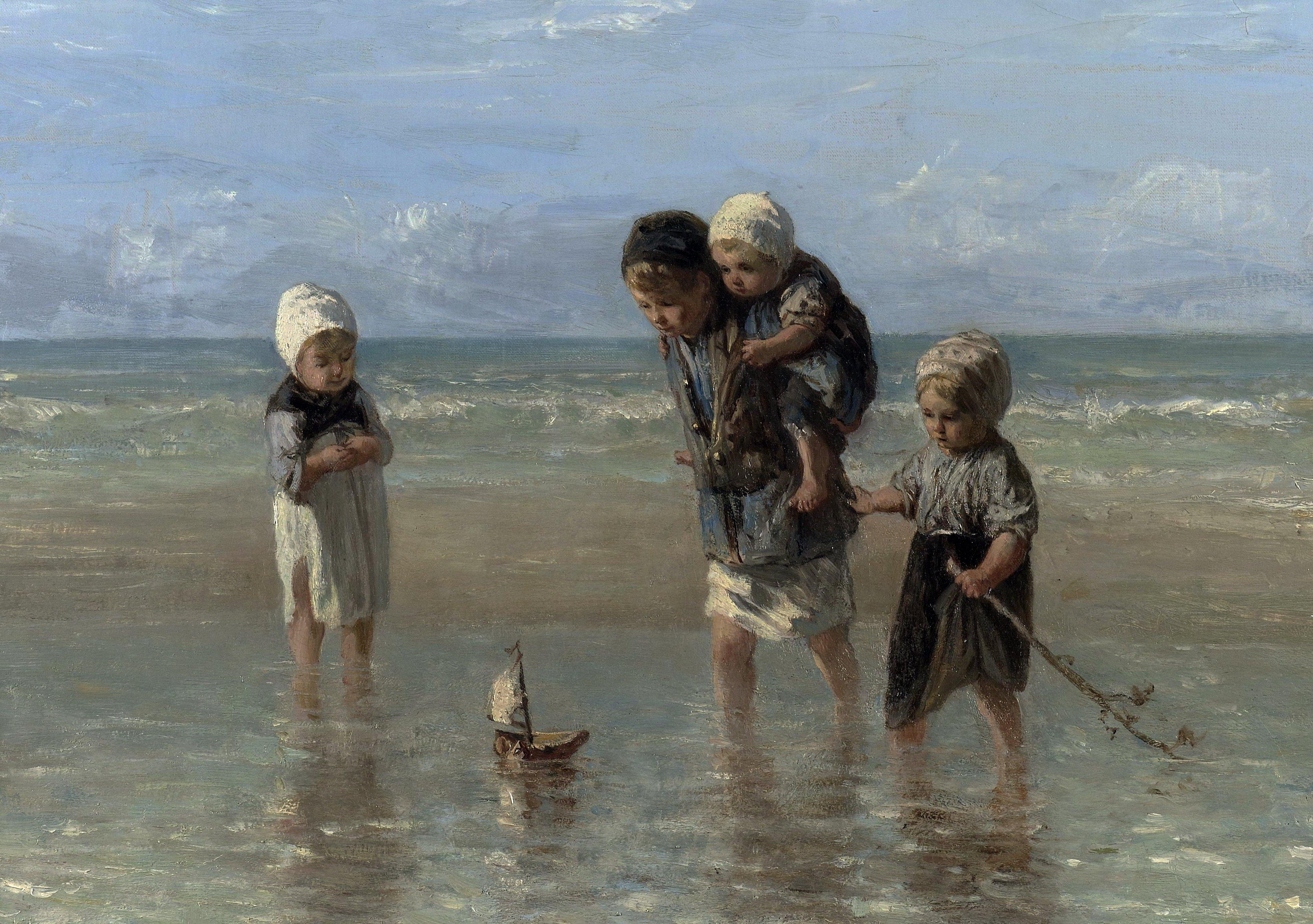 Kinderen der zee - Jozef Israëls - NoviSono