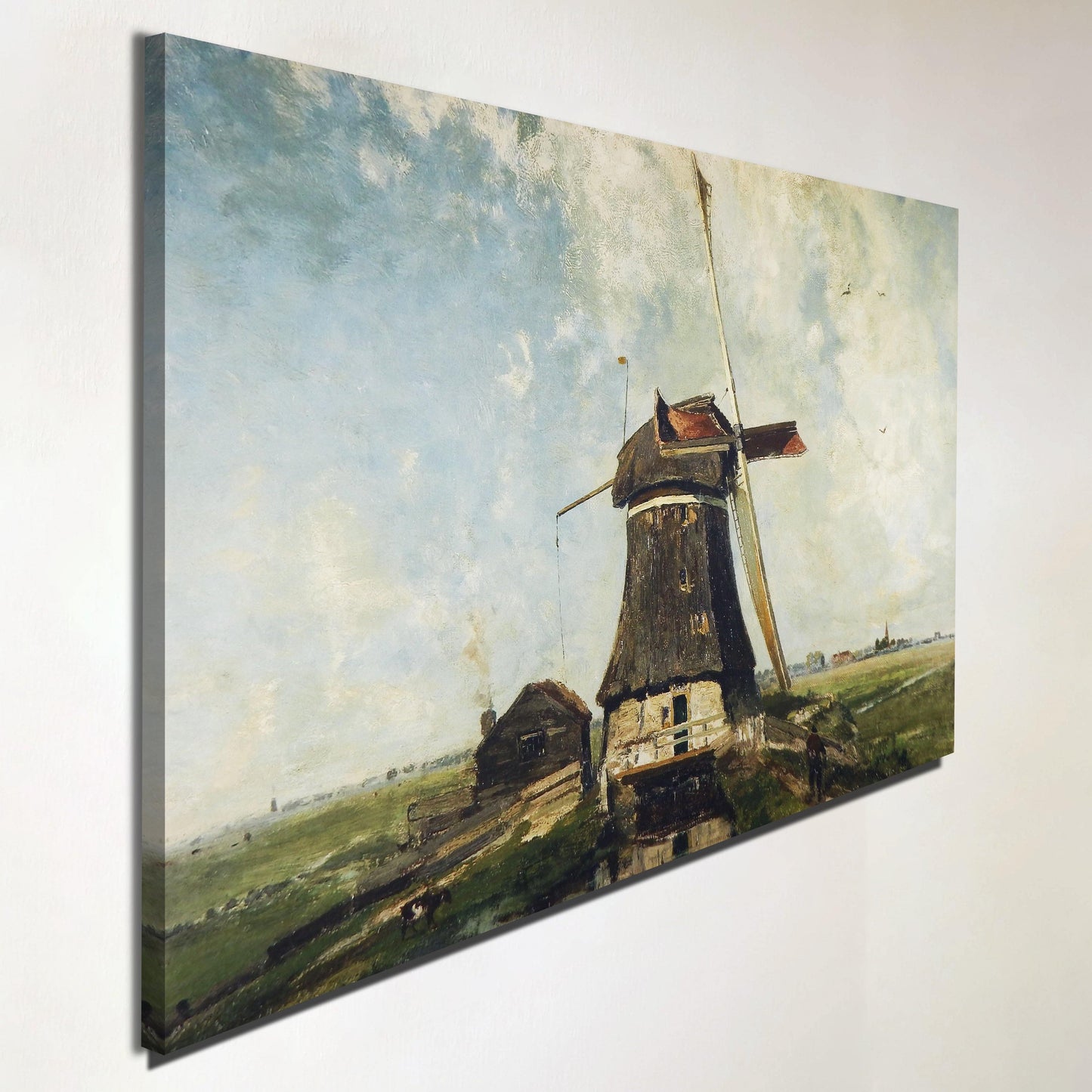 Molen aan een Poldervaart - Paul Gabriël - NoviSono