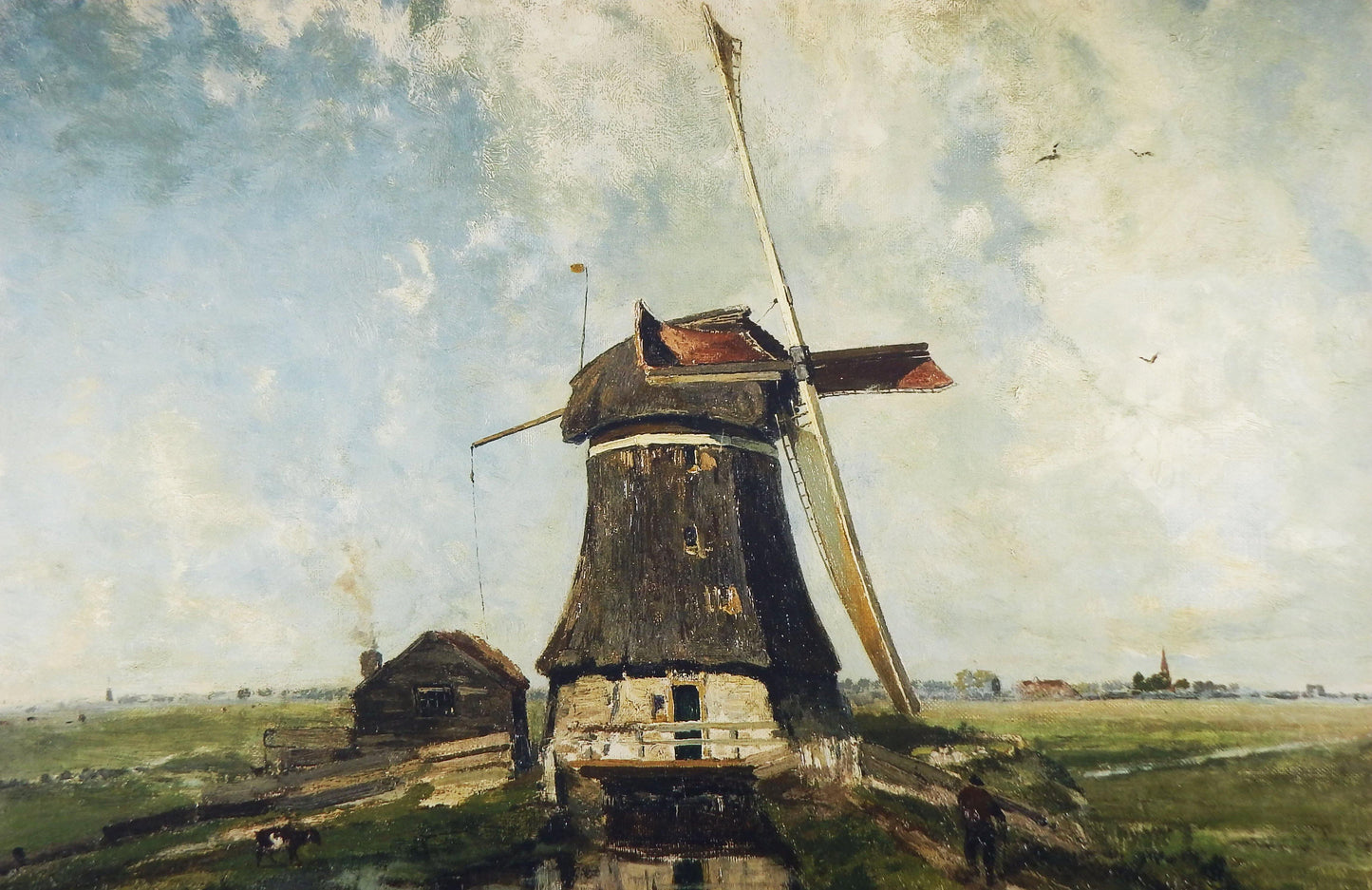 Molen aan een Poldervaart - Paul Gabriël - NoviSono