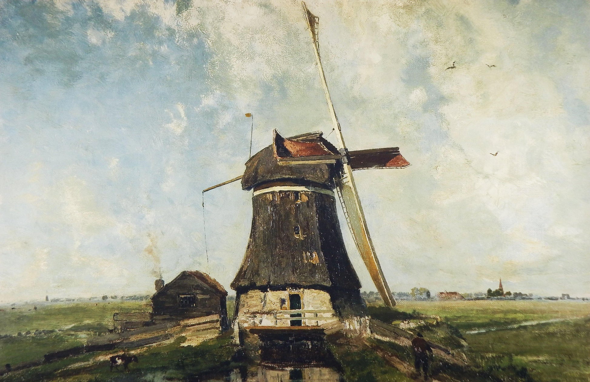Molen aan een Poldervaart - Paul Gabriël - NoviSono