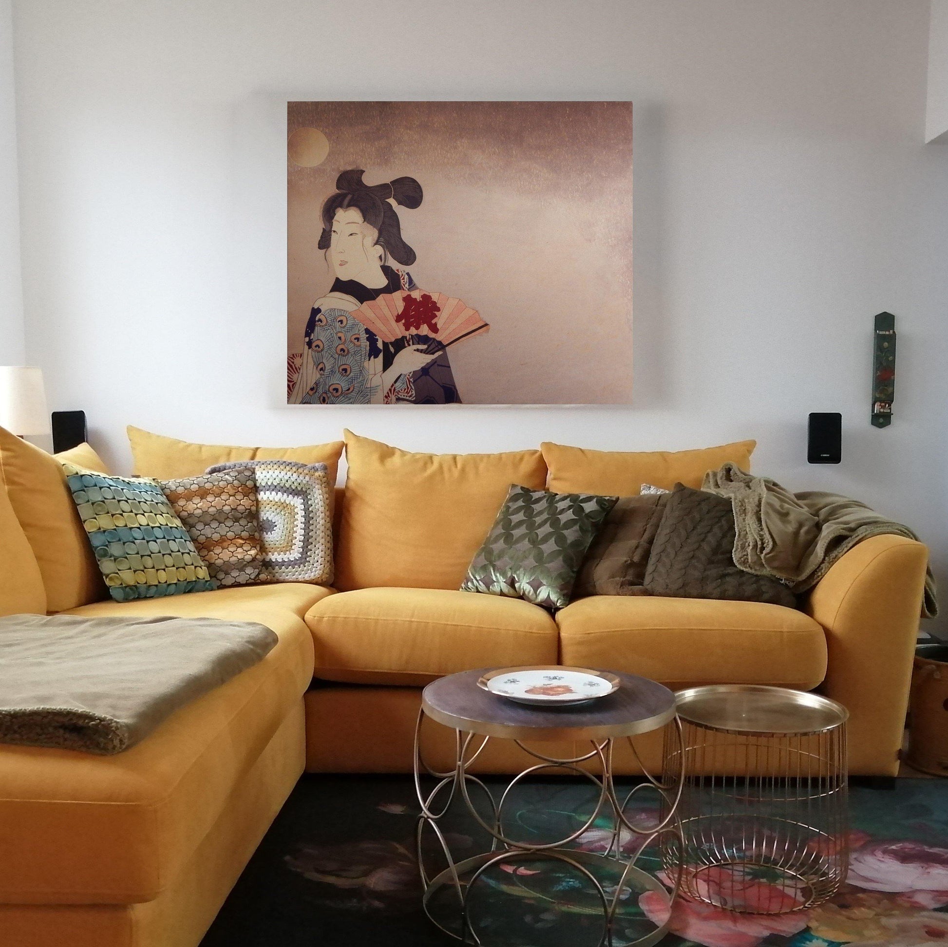 Interieur met akoestisch wandpaneel Looking Suitable Yoshitoshi