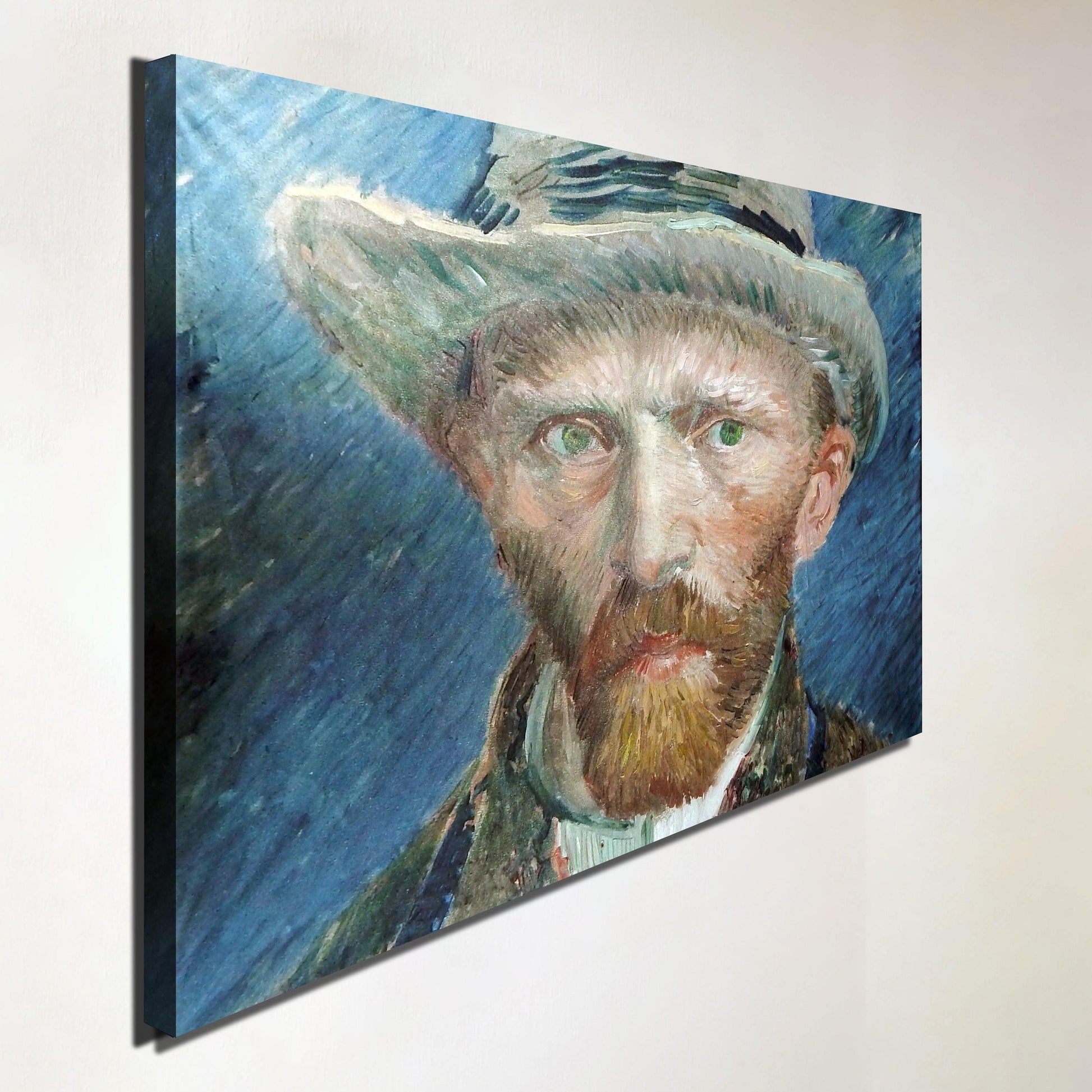 Akoestisch wandpaneel van Gogh zelfportret