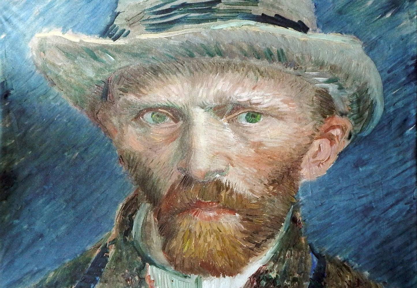 Akoestisch wandpaneel van Gogh zelfportret