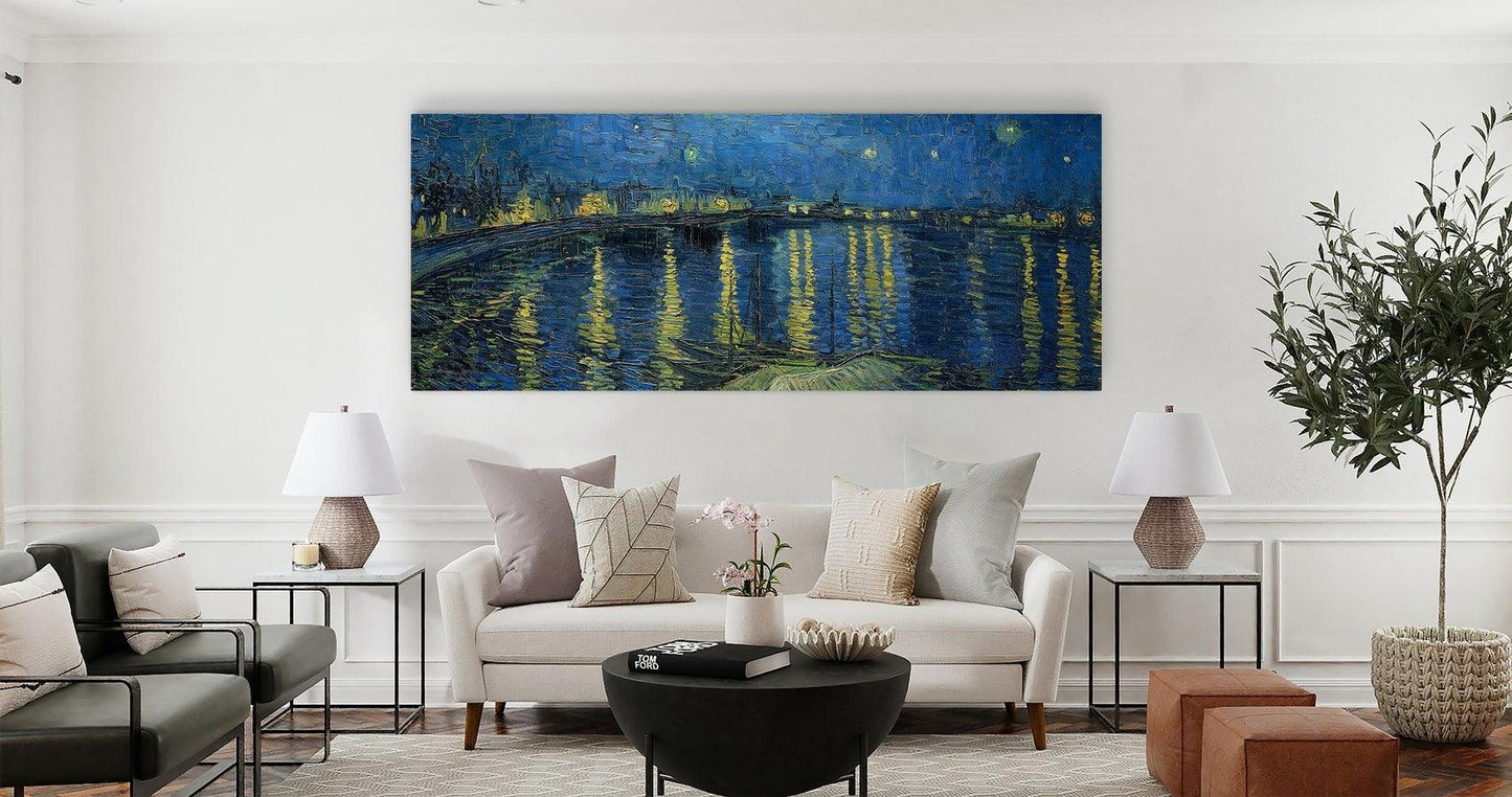 Sterrennacht boven de Rhône - Van Gogh - NoviSono