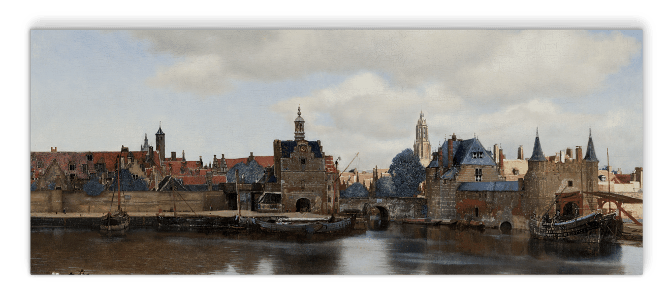 Gezicht op Delft - Vermeer - NoviSono