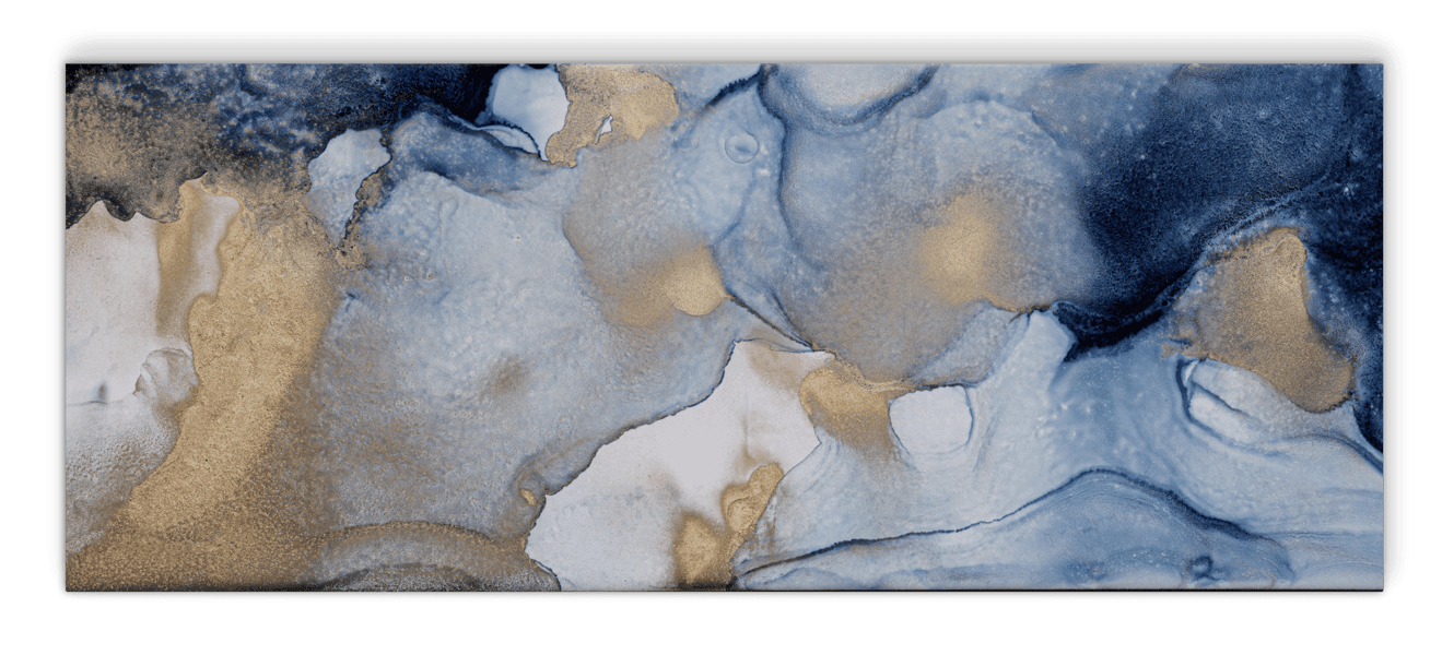 Akoestisch quartz kunstpaneel met abstract design